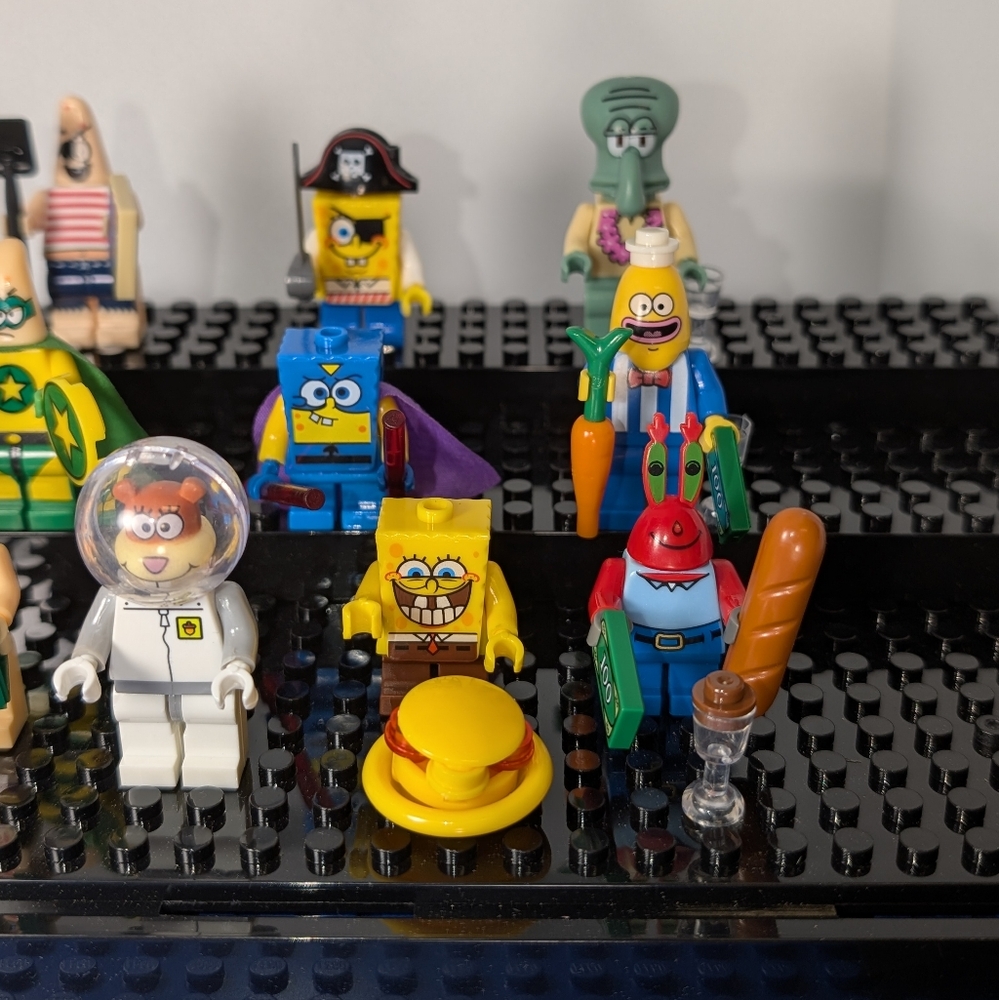 10 Minifigures-SpongeBob SquarePants Nickolodeon Building Block Toy Patrick Star - Picture 3 of 10